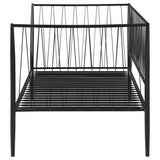Richland Metal Twin Daybed Bed Frame Matte Black