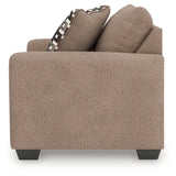 Triston-Peaks Suede Chenille Oversized Chair
