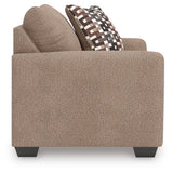 Triston-Peaks Suede Chenille Oversized Chair