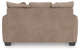 Triston-Peaks Suede Chenille Loveseat