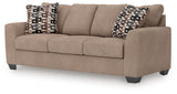 Triston-Peaks Suede Chenille Sofa