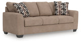 Triston-Peaks Suede Chenille Sofa