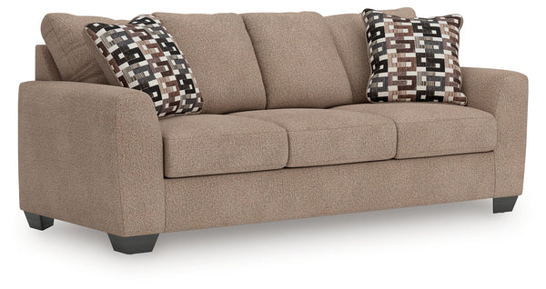 Triston-Peaks Suede Chenille Sofa
