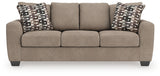 Triston-Peaks Suede Chenille Sofa