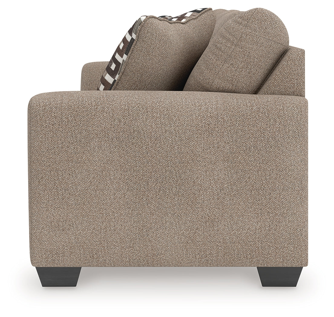 Triston-Peaks Suede Chenille Sofa