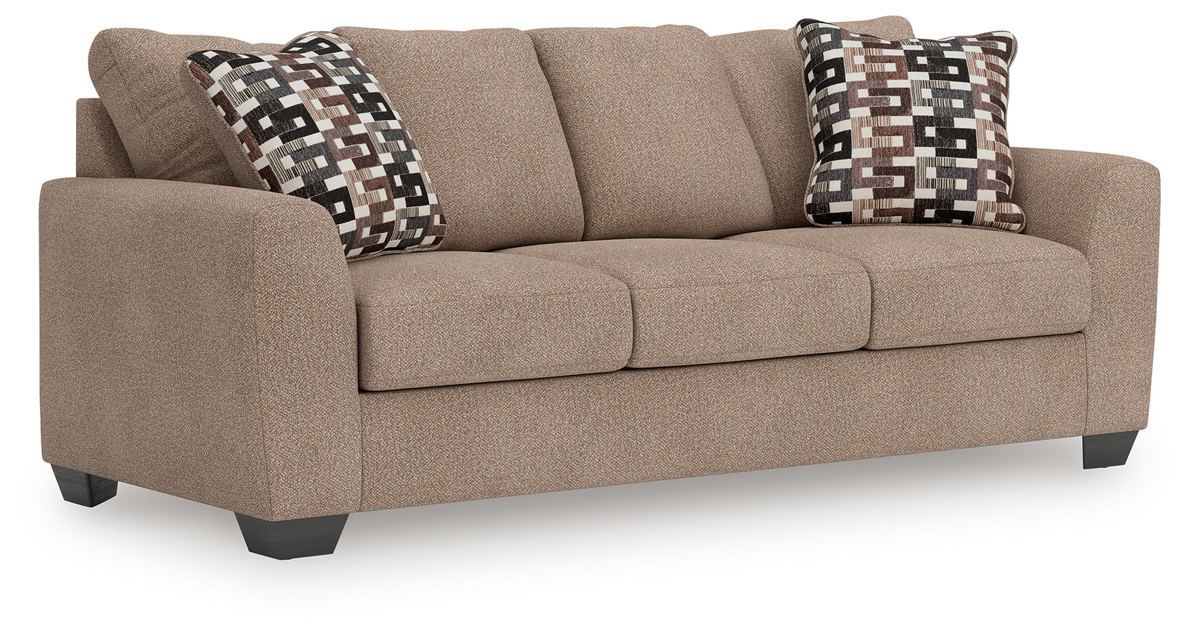 Triston-Peaks Suede Chenille Queen Sofa Sleeper