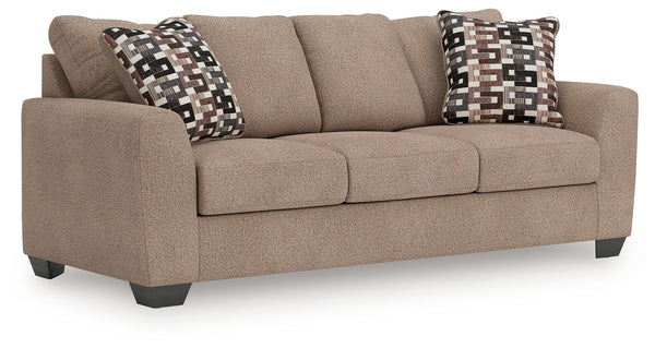 Triston-Peaks Suede Chenille Queen Sofa Sleeper