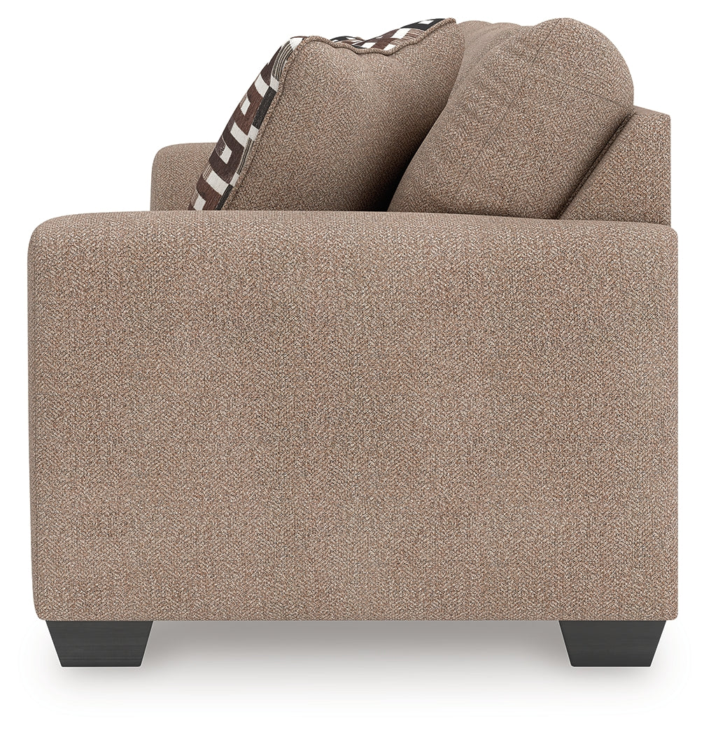 Triston-Peaks Suede Chenille Queen Sofa Sleeper