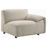 Crane 5-piece Modular Sectional Sofa Beige — product image 13