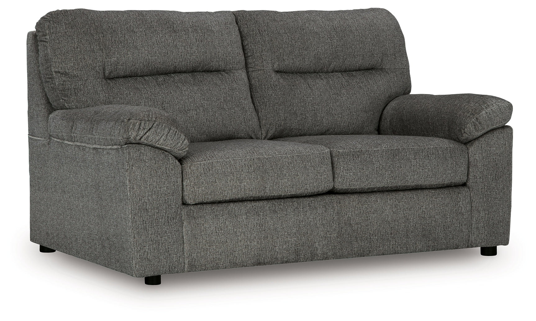 Bindura Mineral Velvet Loveseat