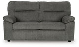 Bindura Mineral Velvet Loveseat