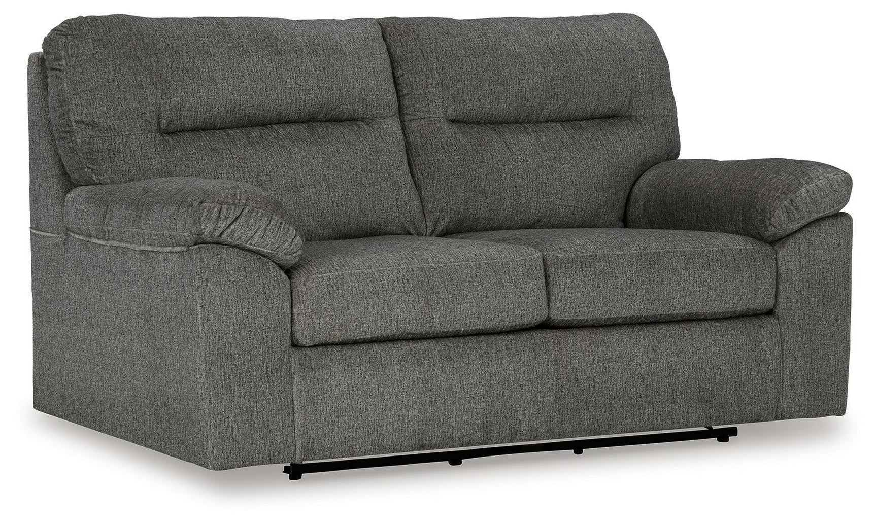 Bindura Mineral Velvet Glider Loveseat
