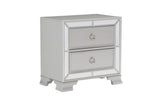 Avondale Gray Upholstered Tufted Panel Bedroom Set