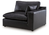 Emilia Black Sofa and Loveseat
