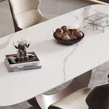Tommy 71" White Top Dining Table