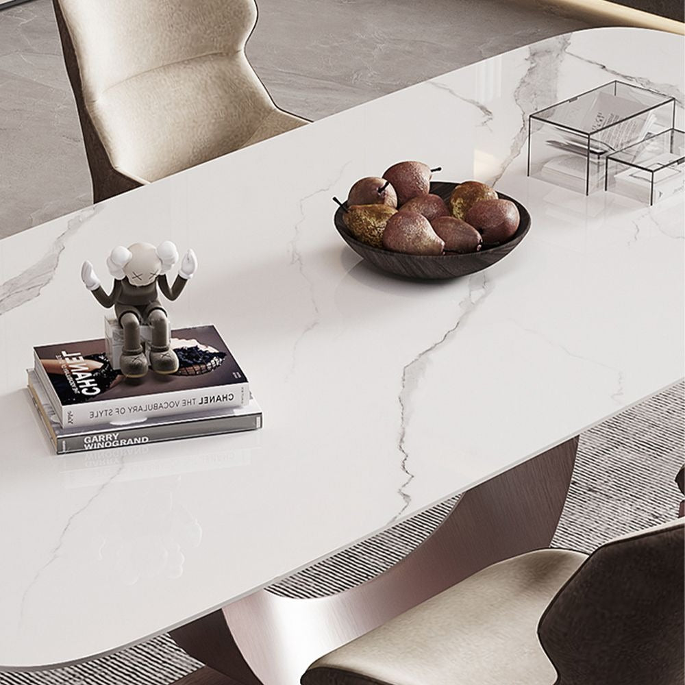 Tommy 71" White Top Dining Table