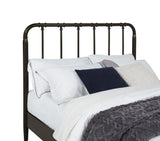 Rocco All Wood Water Pipe Open Frame Twin Bed Dark Bronze