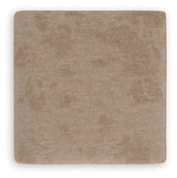 Olten Mocha Chenille Oversized Accent Ottoman