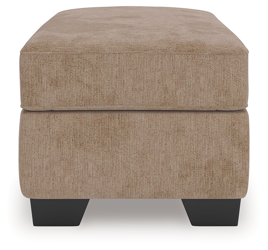 Olten Mocha Chenille Ottoman