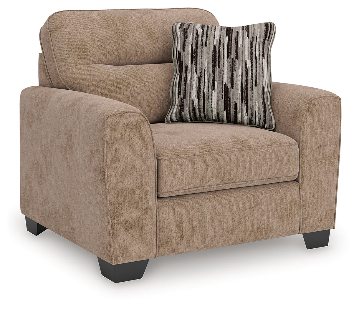 Olten Mocha Chenille Oversized Chair