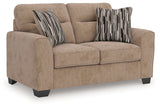 Olten Mocha Chenille Loveseat