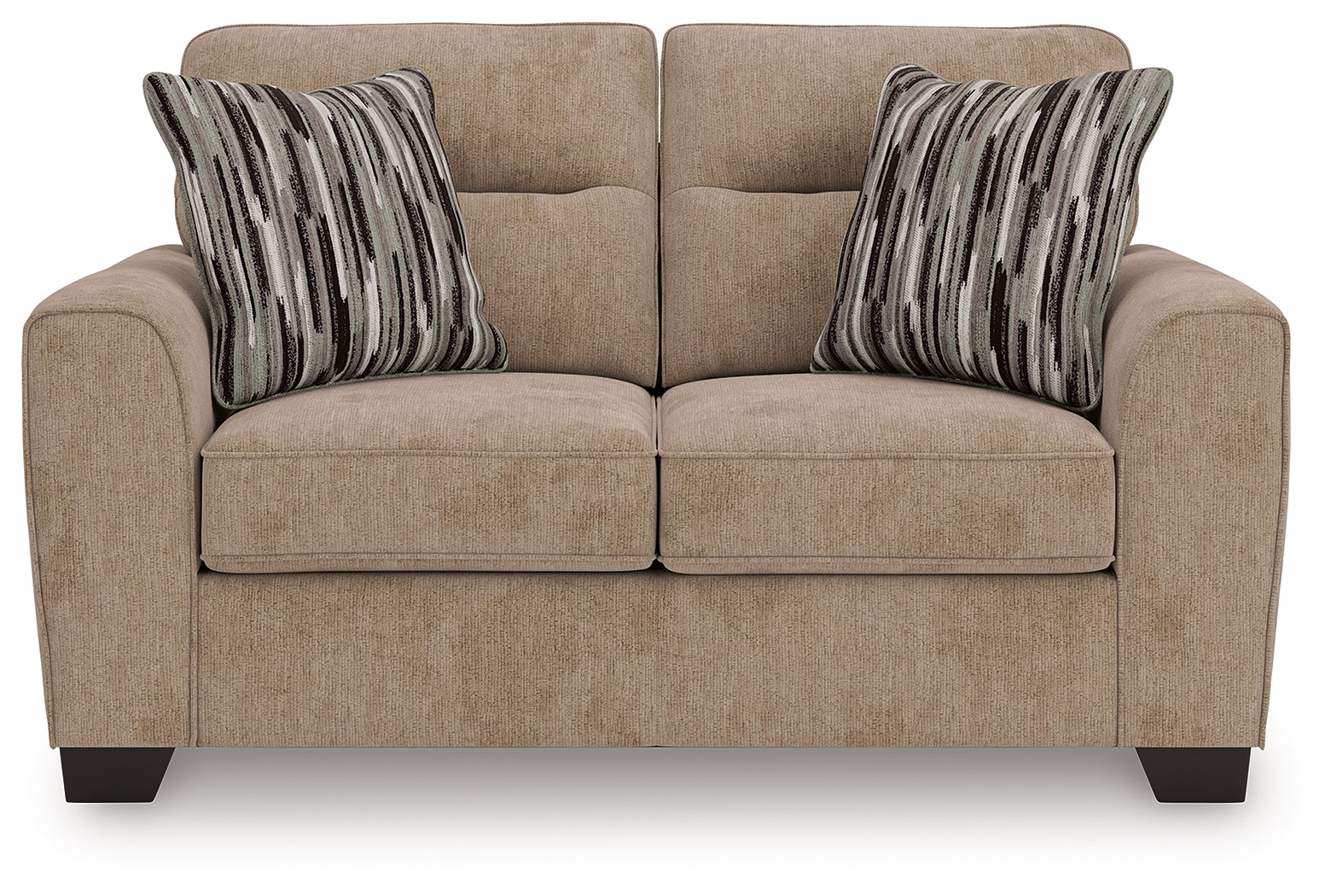 Olten Mocha Chenille Loveseat