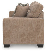Olten Mocha Chenille Loveseat