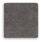 Olten Graphite Chenille Oversized Accent Ottoman