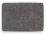 Olten Graphite Chenille Ottoman