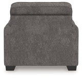 Olten Graphite Chenille Oversized Chair