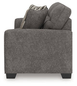 Olten Graphite Chenille Loveseat