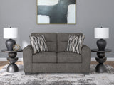 Olten Graphite Chenille Loveseat