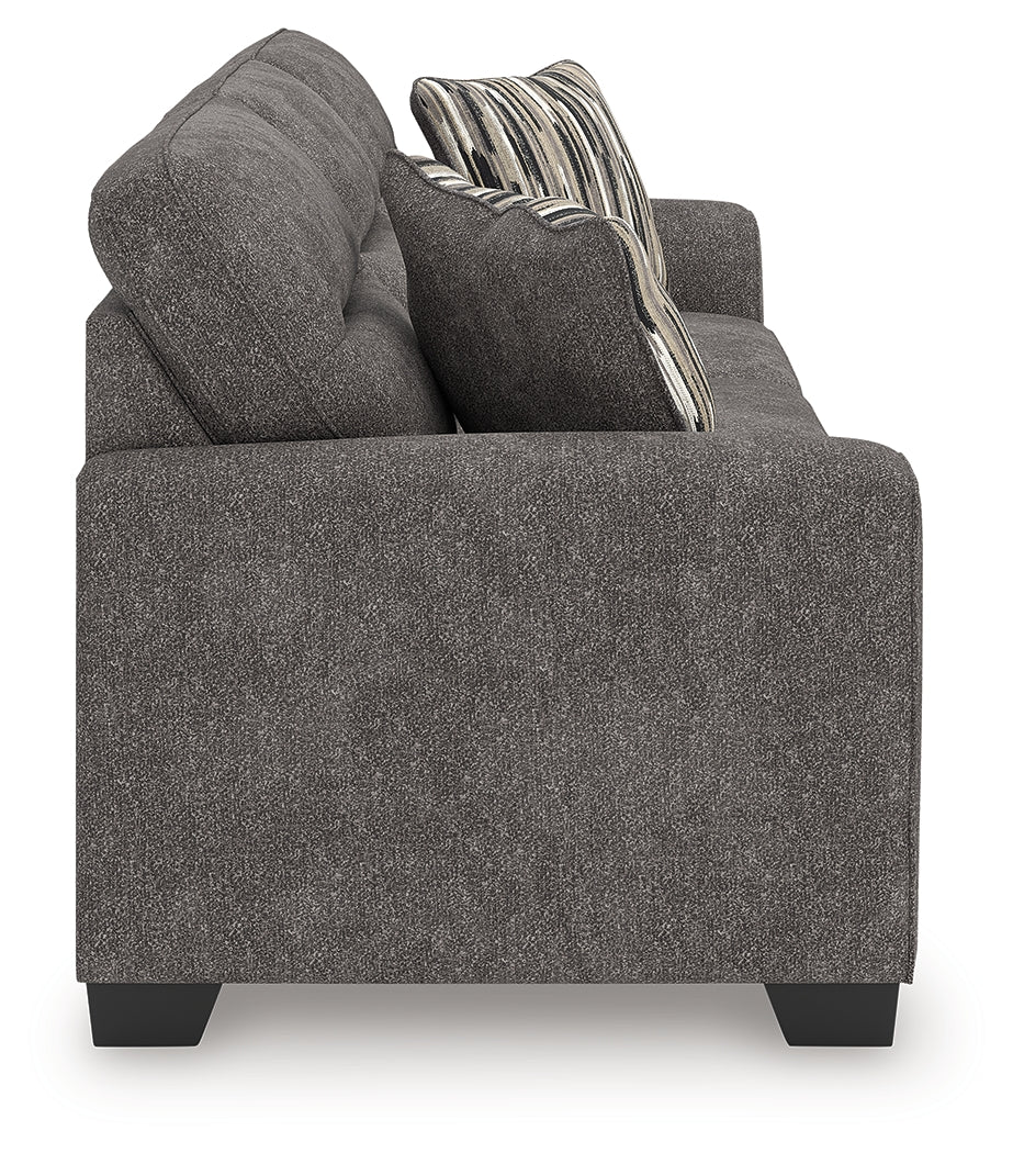 Olten Graphite Chenille Sofa