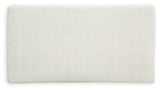 Karinne Linen Velvet Oversized Accent Ottoman - Ella Furniture