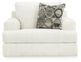 Karinne Linen Velvet Oversized Chair - Ella Furniture