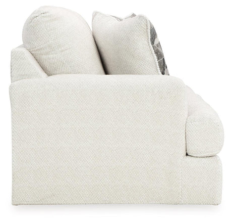 Karinne Linen Velvet Loveseat - Ella Furniture