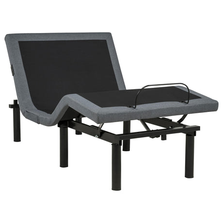 Weston Twin Dual-Motor Massage Adjustable Bed Base in Black and Grey — product image 2