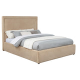 Lawson 55-inch Upholstered Eastern King Platform Bed Saddle
