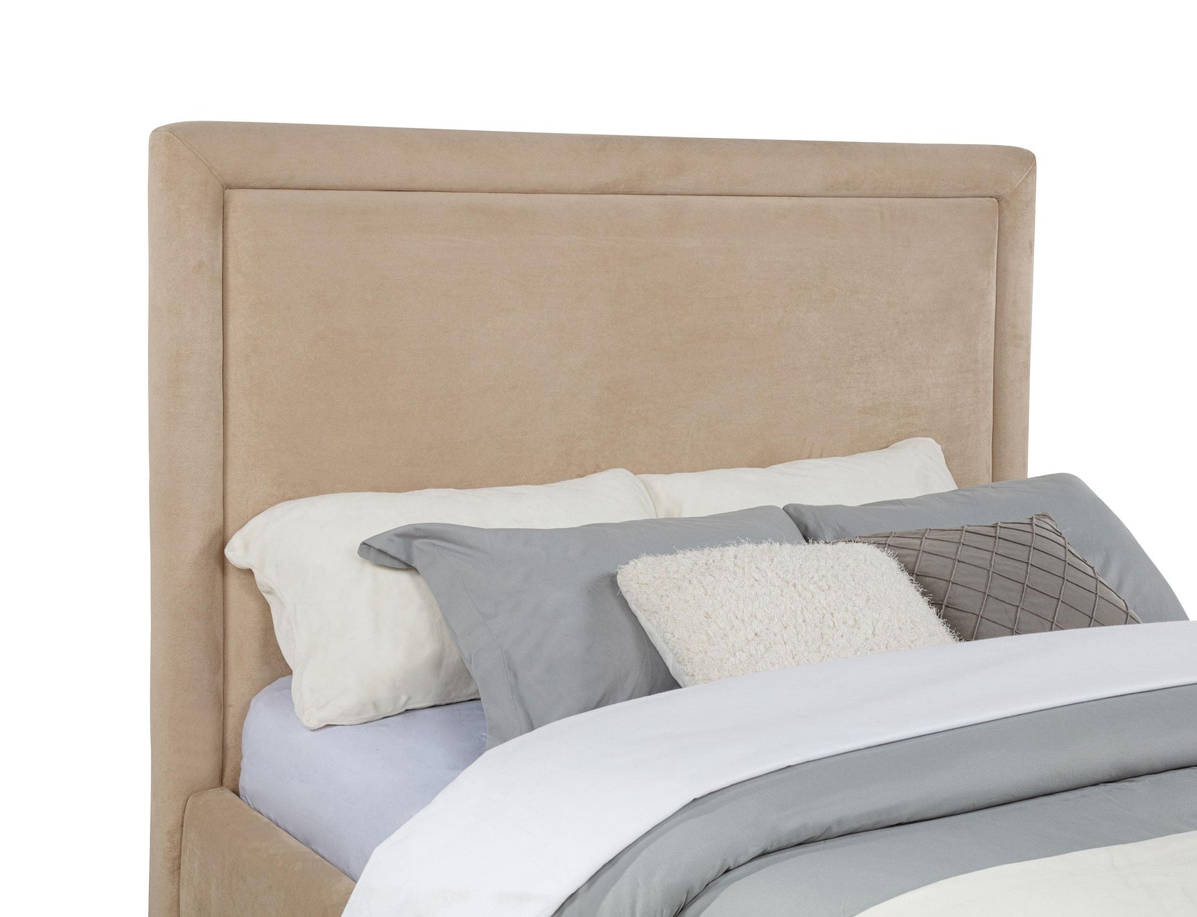 Lawson 55-inch Upholstered Eastern King Platform Bed Saddle