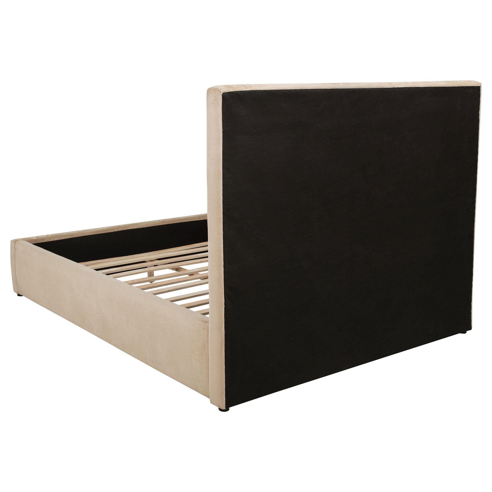Lawson 55-inch Upholstered Queen Platform Bed Light Saddle