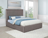 Lawson 55-inch Upholstered Queen Platform Bed Mushroom