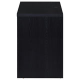 Westpark 2-drawer Nightstand LED Lights and USB Black