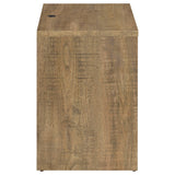 Westpark 2-drawer Nightstand LED Lights and USB Mango