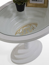 Tina White End Table