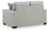 Greenbriar Smoke Velvet Loveseat