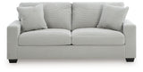 Greenbriar Smoke Velvet Sofa