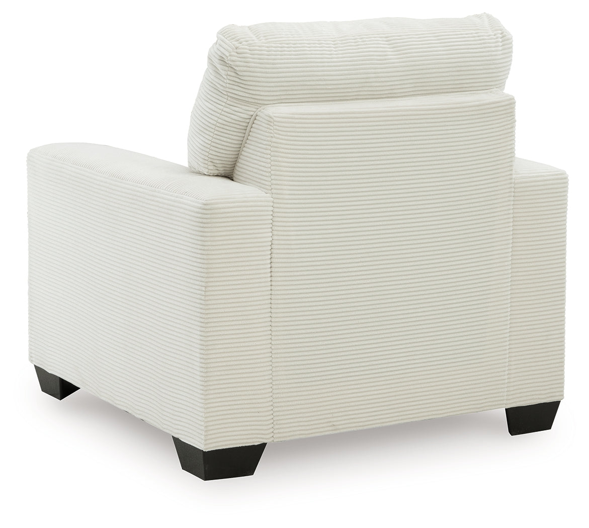 Greenbriar Ivory Velvet Chair