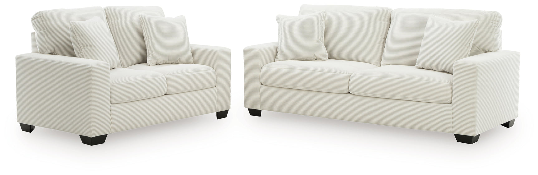 Greenbriar Ivory Sofa and Loveseat