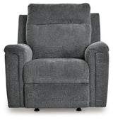Barnsana Gravel Chenille Power Recliner