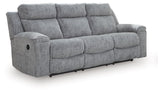 Buntington Pewter Chenille Reclining Sofa